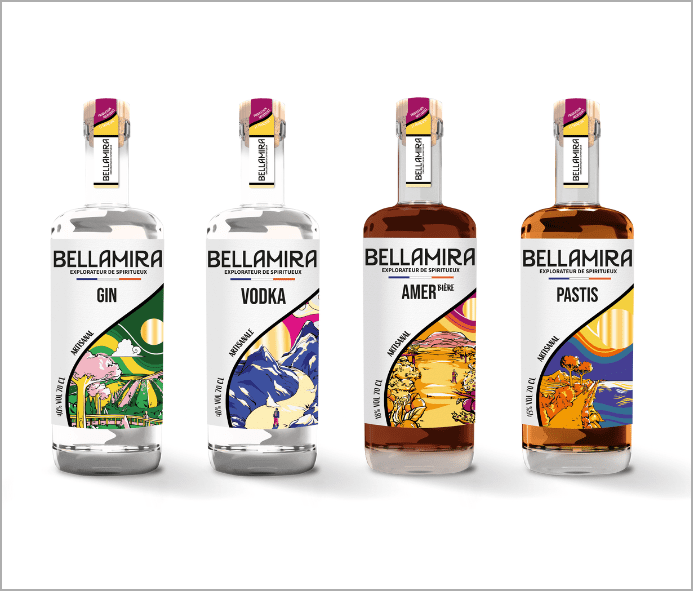 bouteilles gamme Bellamira