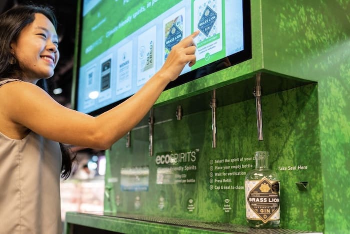 Utilisation du système de recharge / refill EcoSpirits