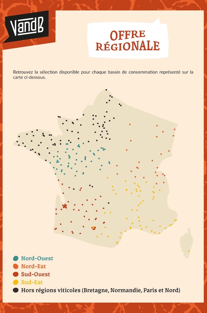 carte offre régionale V and B